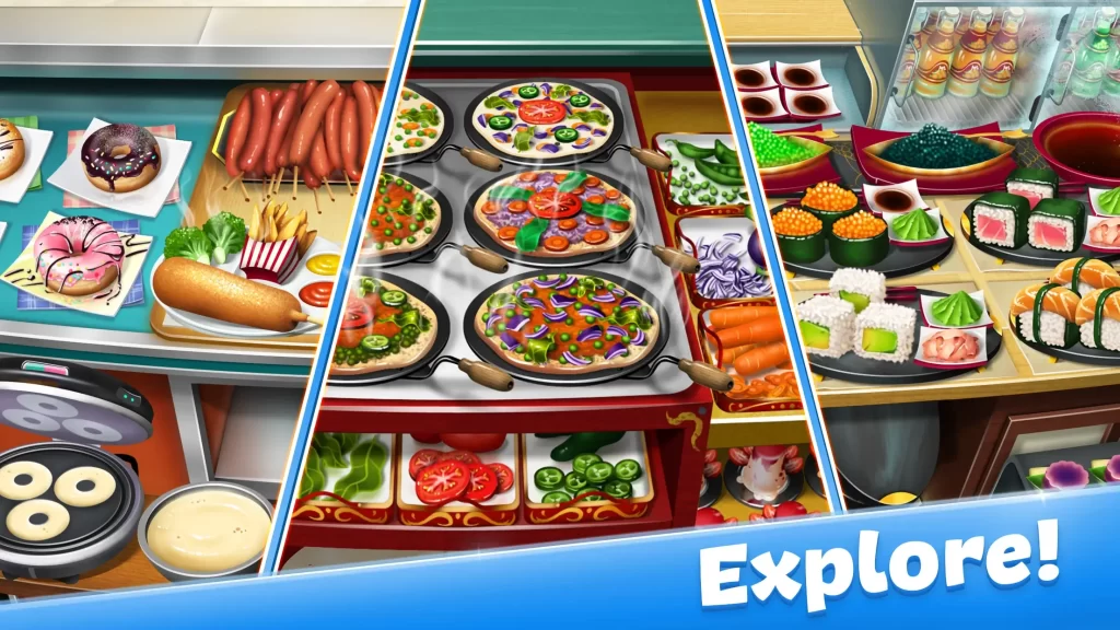 Cooking Fever MOD APK kitchen and interior