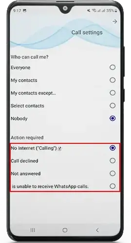 Whatsapp Imune APK privacy option