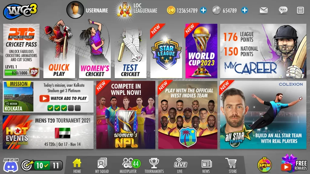 World Cricket Championship 3 MOD APK hack