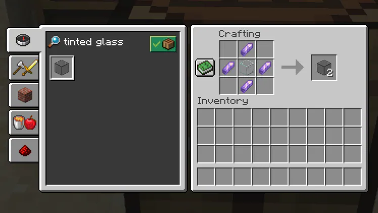 Easy Way to Make Tinted Glass in Minecraft