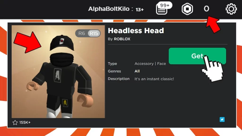 How to get a Headless Head in Roblox