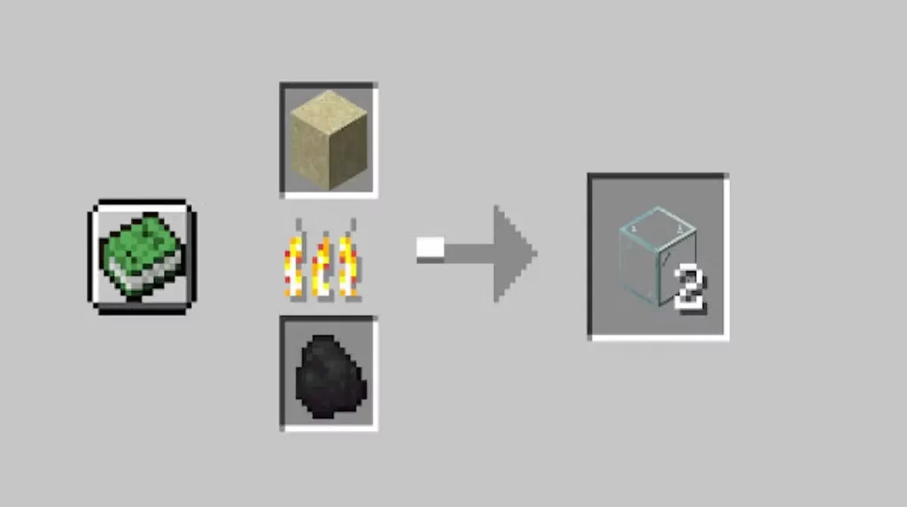 Steps to Make Glass in Minecraft