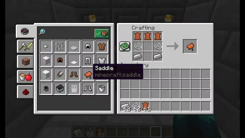 Where to find Saddle in Minecraft
