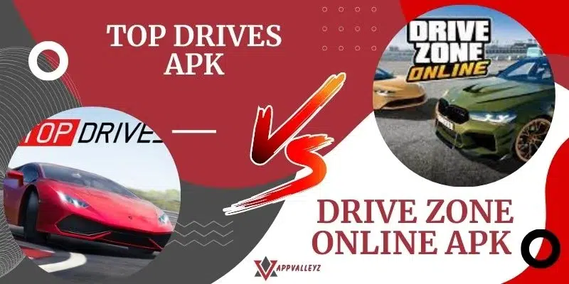 drive zone online apk vs top drives apk