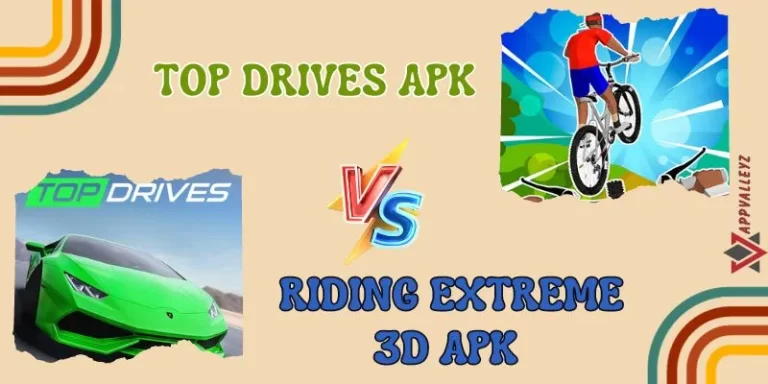Top Drives APK vs Riding Extreme 3D APK