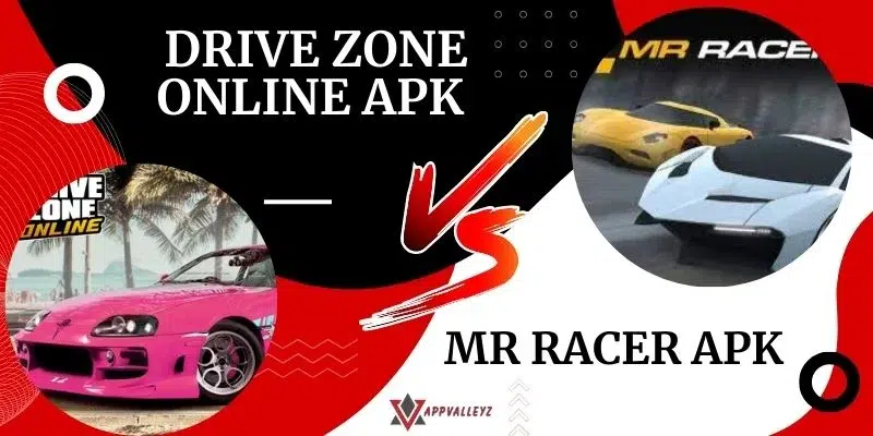drive zone online apk vs mr racer apk